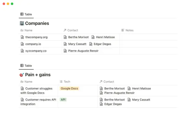 Hotswap's CRM screenshot 3