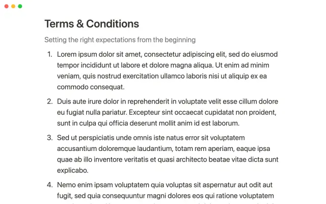 Contracting proposal screenshot 1