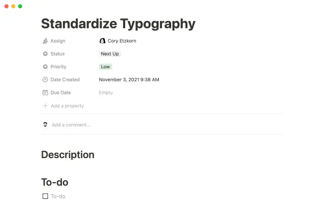 Task list screenshot 4