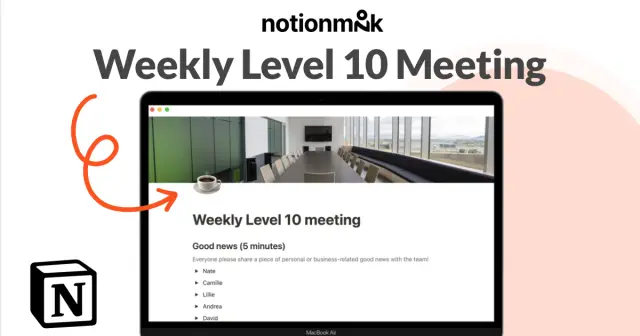 Weekly level 10 meeting screenshot 1