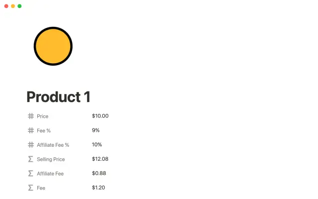 Gumroad pricing calculator screenshot 2