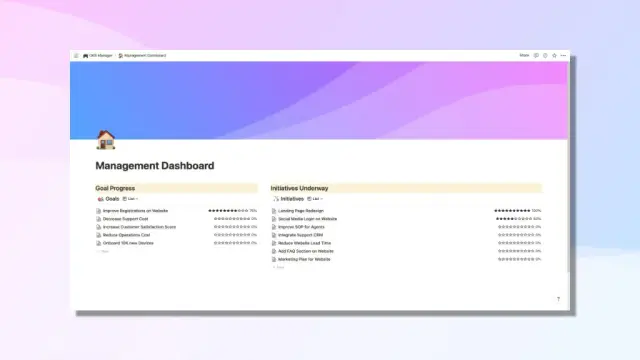 OKR suite screenshot 4