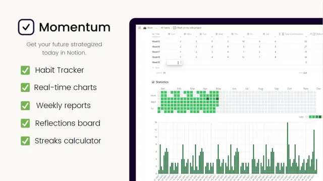 Momentum habit tracker screenshot 1