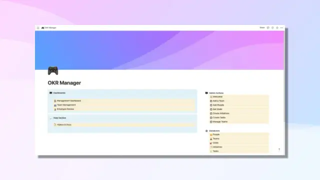 OKR suite screenshot 3