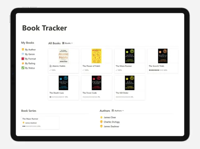 Book tracker screenshot 3