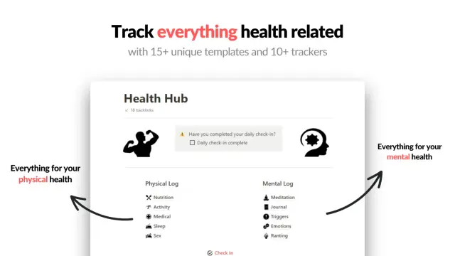 Health hub OS screenshot 2