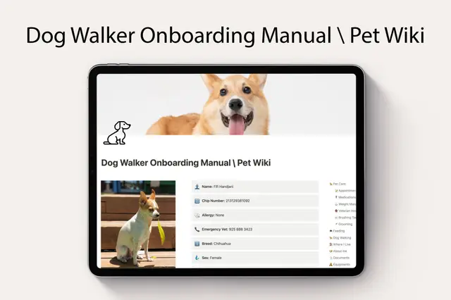 Dog walker onboarding manual screenshot 2