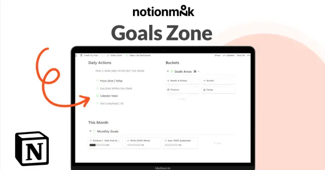 Goals zone screenshot 1