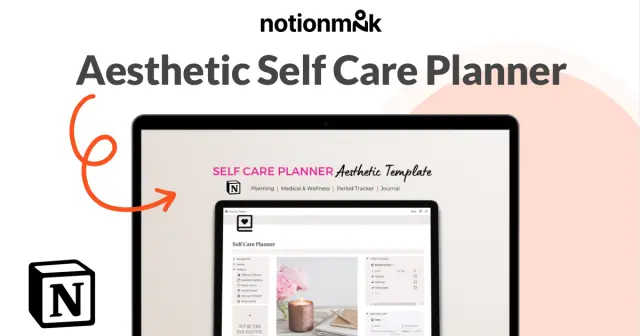 Aesthetic self care planner screenshot 1