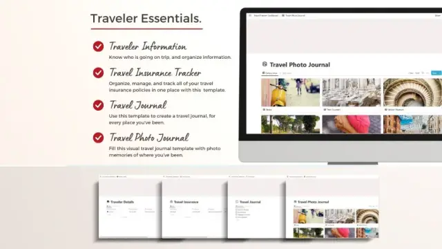 Aesthetic travel planner screenshot 6
