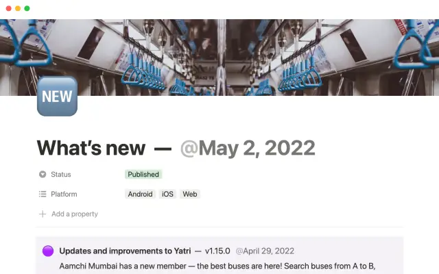 Yatri’s what’s new update screenshot 3