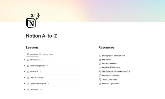 Notion A to Z screenshot 1