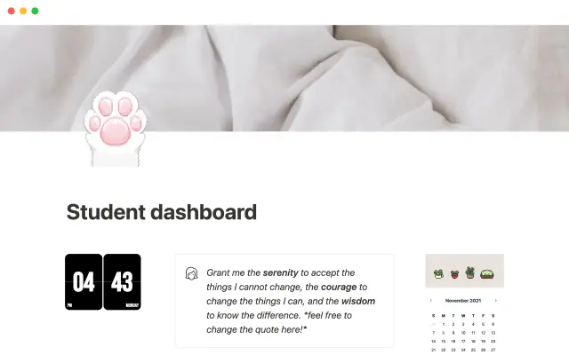 Student dashboard screenshot 4
