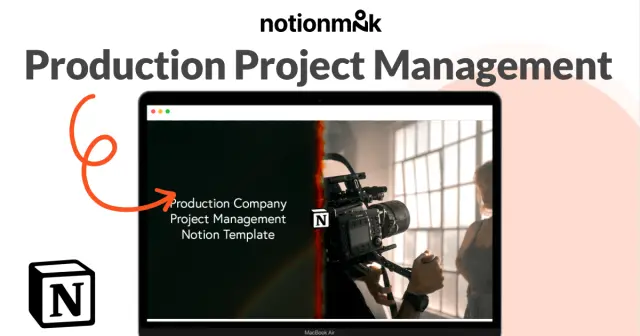 Production company project management screenshot 1