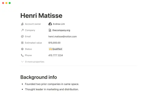 Hotswap's CRM screenshot 2