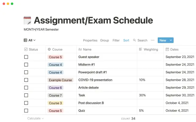 Student dashboard screenshot 2