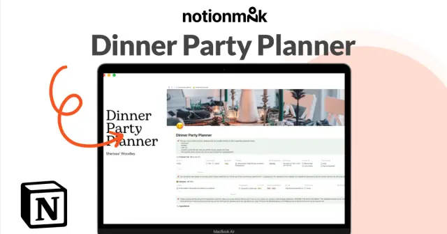 Dinner party planner screenshot 1