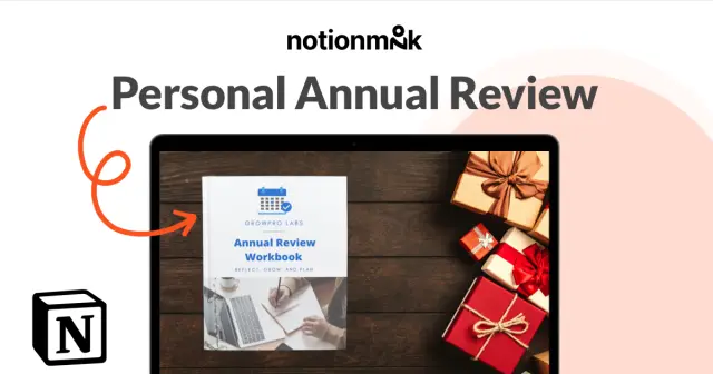 Personal annual review workbook screenshot 1