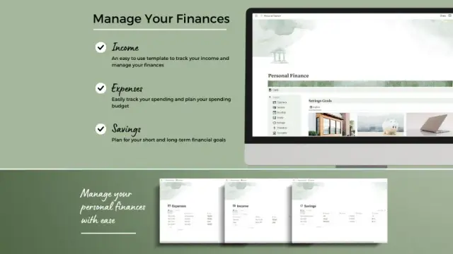 Aesthetic personal finance screenshot 2