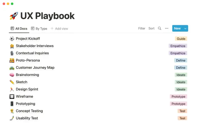 UX Playbook screenshot 4