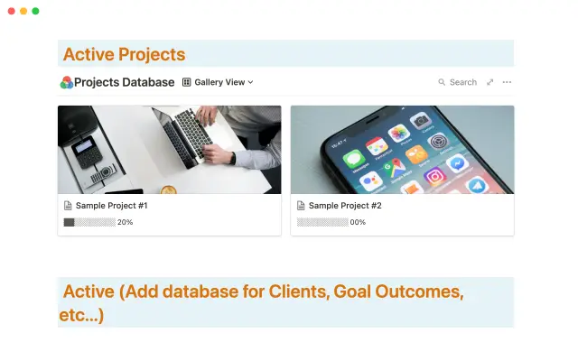 Action zone task/project manager screenshot 2