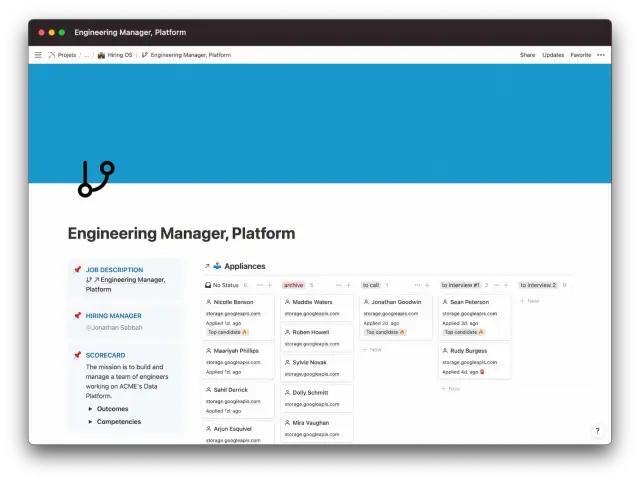 Hiring OS screenshot 4