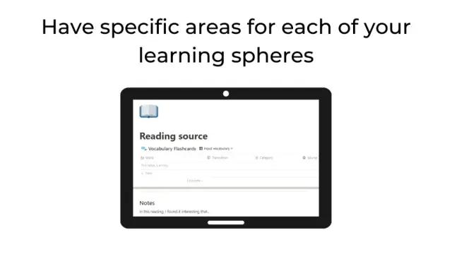 Language learning workspace screenshot 3