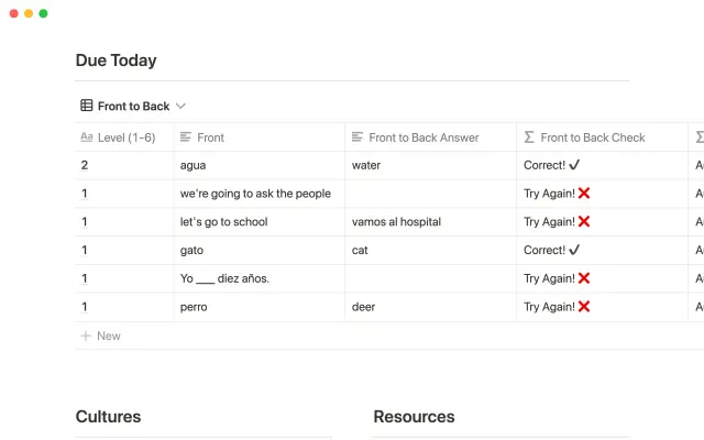 Language learning screenshot 3