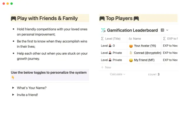 Gamification productivity project screenshot 3