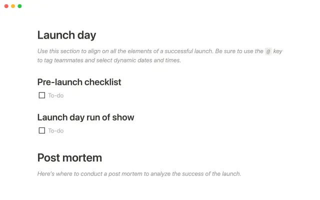 Go to market plan screenshot 2