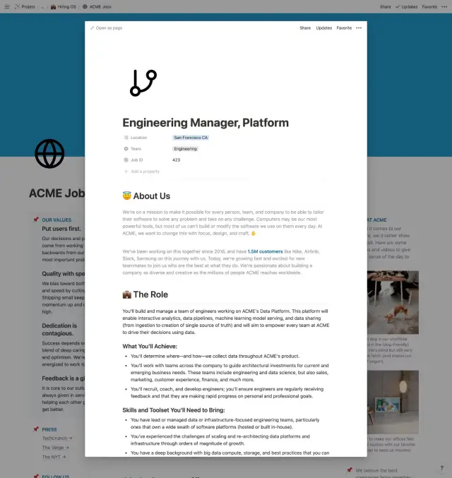 Hiring OS screenshot 5