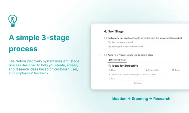 Product discovery system screenshot 2