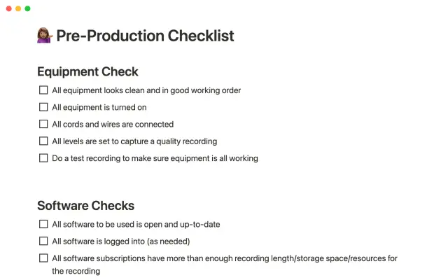 Podcast production screenshot 3