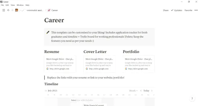 Minimalist aesthetic dashboard screenshot 6
