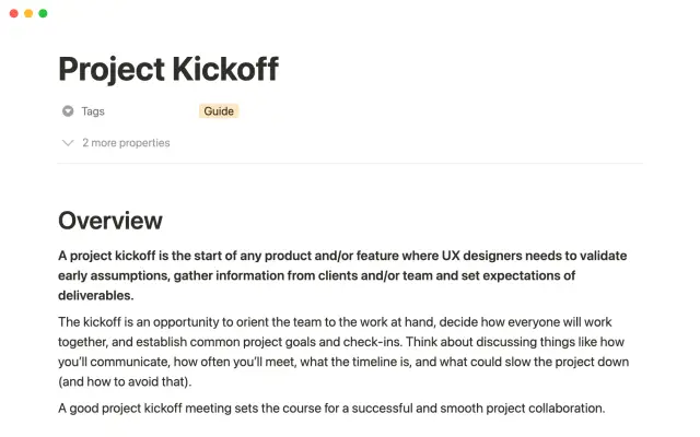UX Playbook screenshot 3