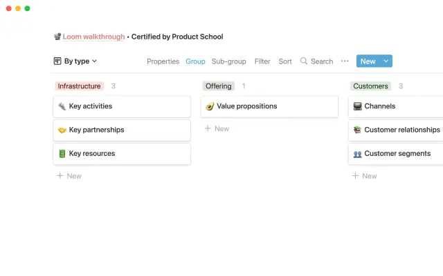Business model canvas screenshot 4