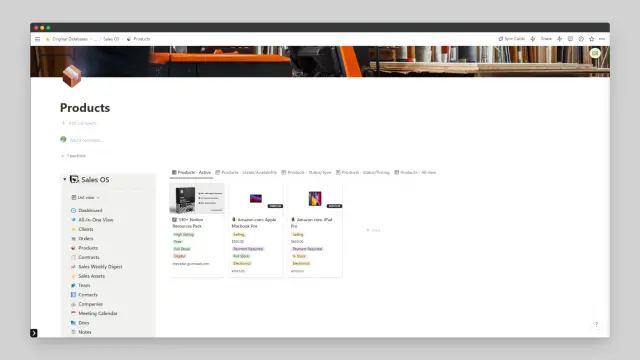 Sales OS screenshot 5