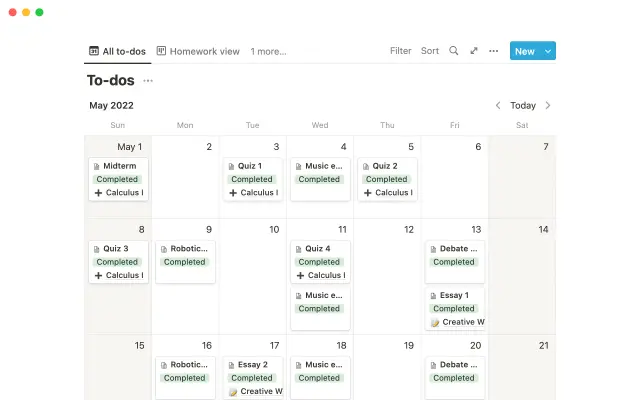 Student dashboard screenshot 2
