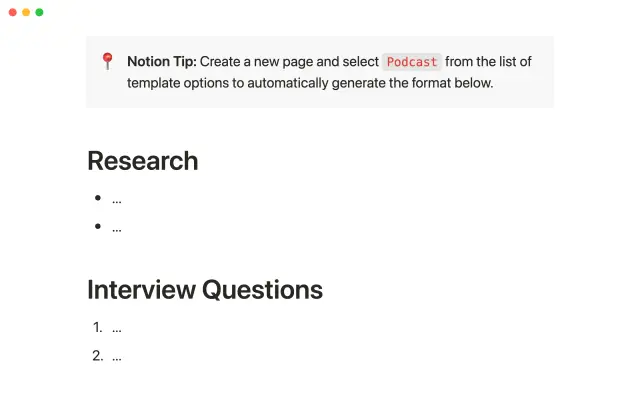 Notion's content calendar screenshot 2