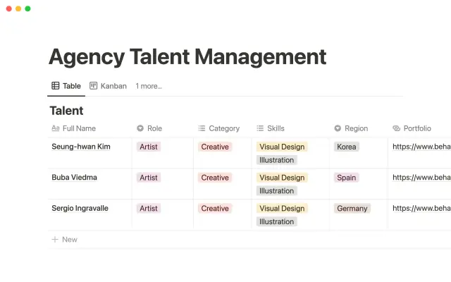Agency talent management screenshot 4