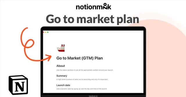 Go to market plan screenshot 1