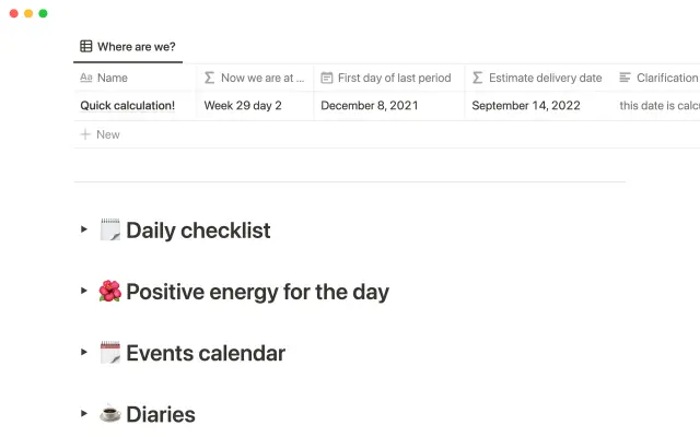 Expecting mother diary screenshot 4