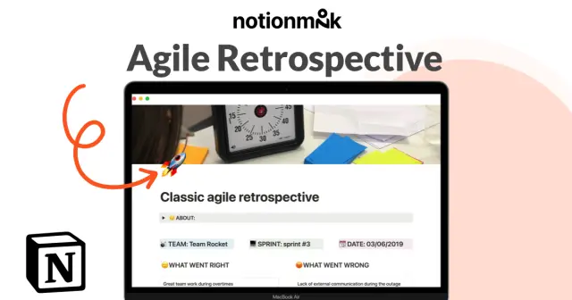 Agile retrospective screenshot 1