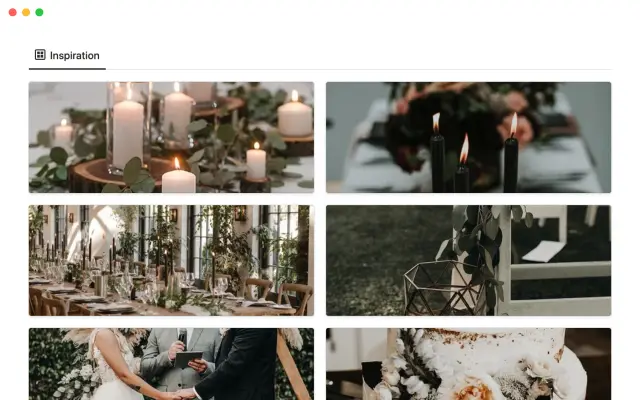 Alternate wedding planner screenshot 2