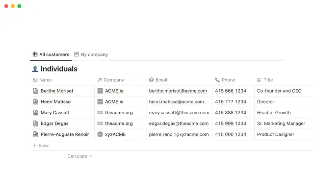 Notion's reference customers screenshot 4