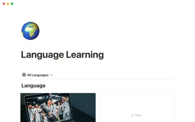 Language learning screenshot 1